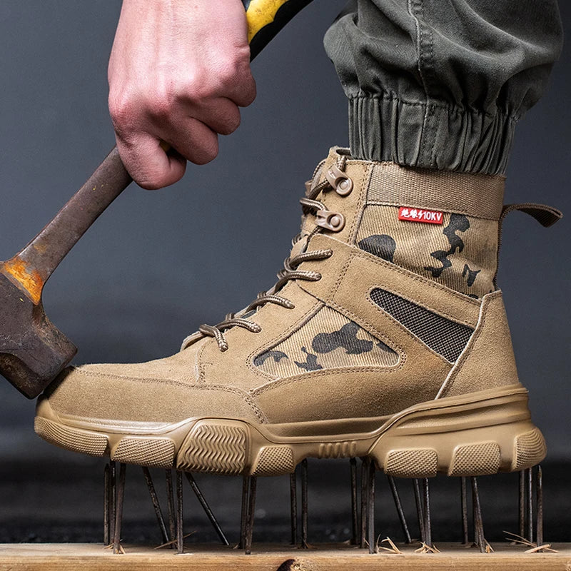 Heren Veiligheidsschoenen S3 Tactische Sneakers met Stalen Neus 2