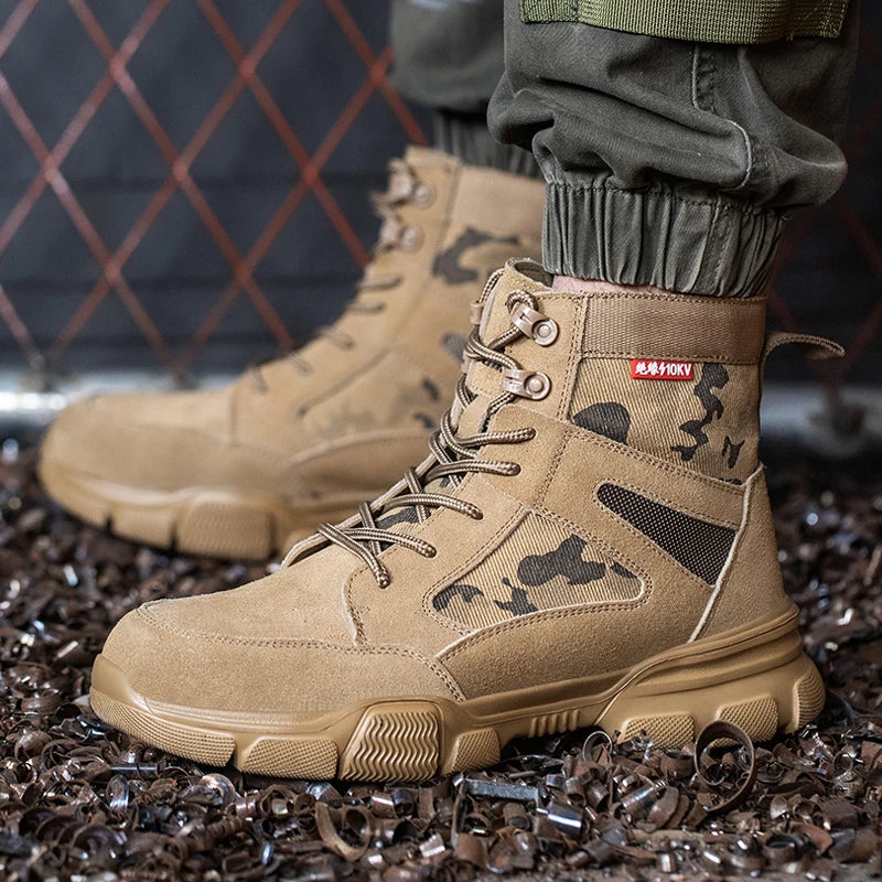 Heren Veiligheidsschoenen S3 Tactische Sneakers met Stalen Neus 4