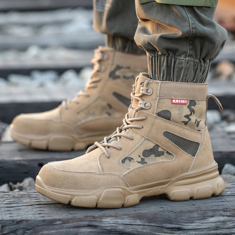 Heren Veiligheidsschoenen S3 Tactische Sneakers met Stalen Neus 5