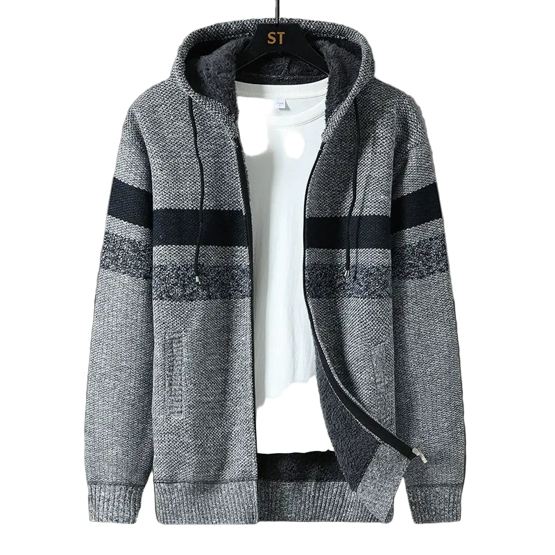 Heren Vest met Capuchon en Rits 0