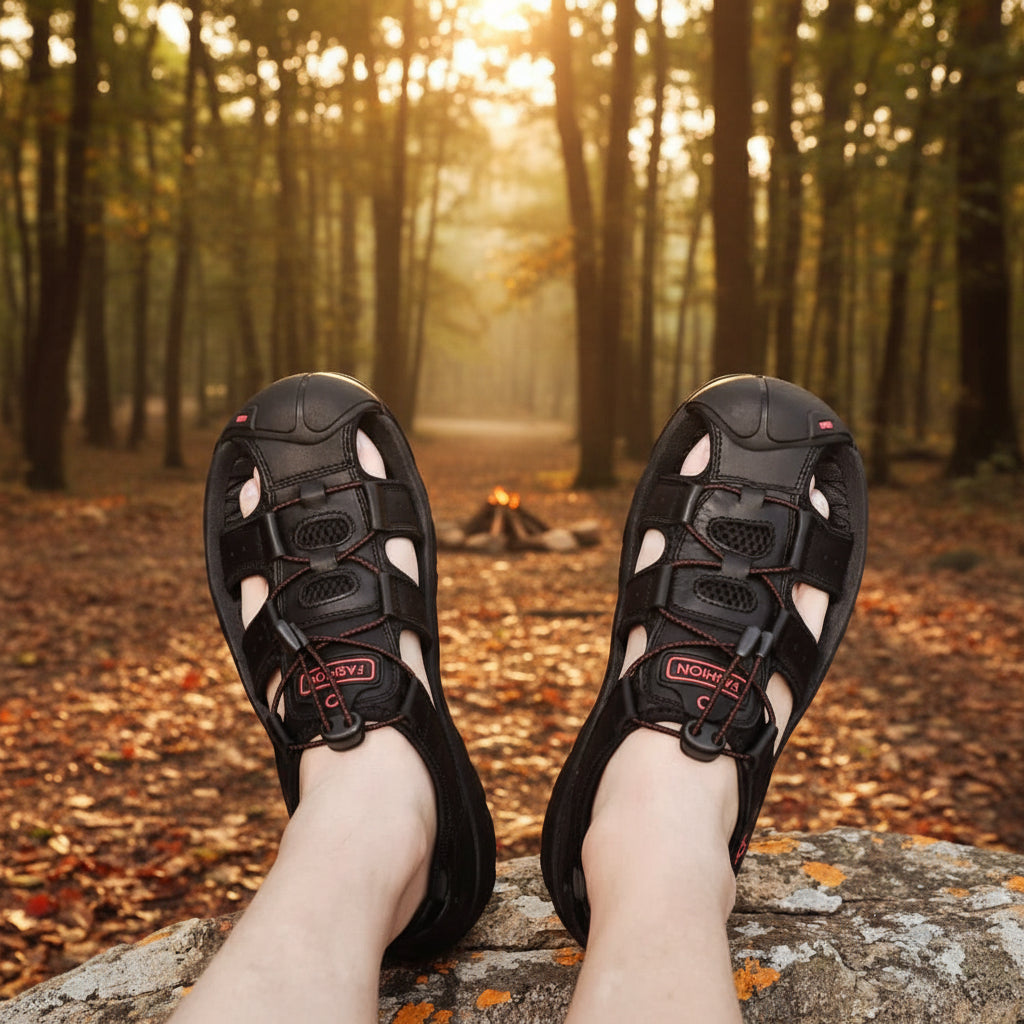 Heren Wandelsandalen Flexibel Ontwerp Met Gesloten Neus 2