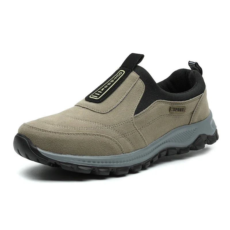 Heren Wandelschoenen Casual Suède Leer Ademend Slip-On Antislip 6
