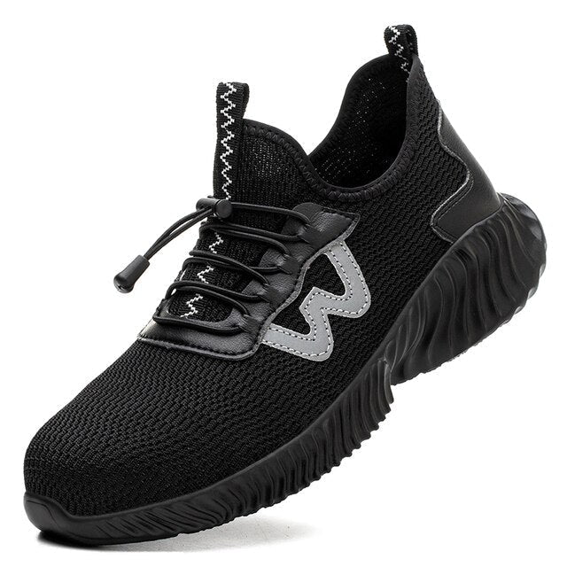 Heren Werkschoenen S3 Veiligheidsschoenen Met Antislipzool en Schokabsorberende Binnenzool 2