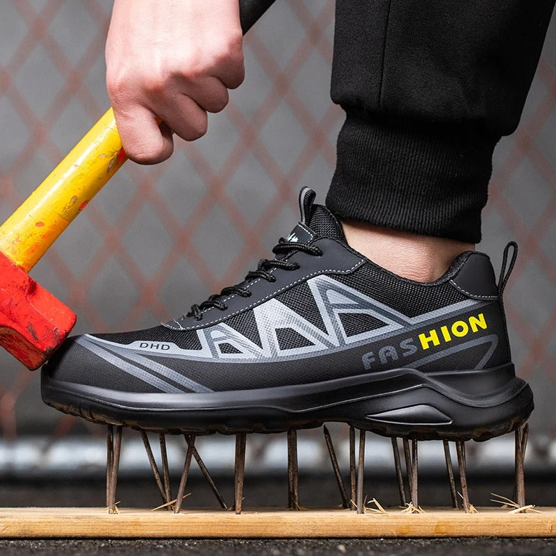 Heren Werkschoenen S3 Veiligheidsschoenen Met Antislipzool en Schokabsorberende Binnenzool 5