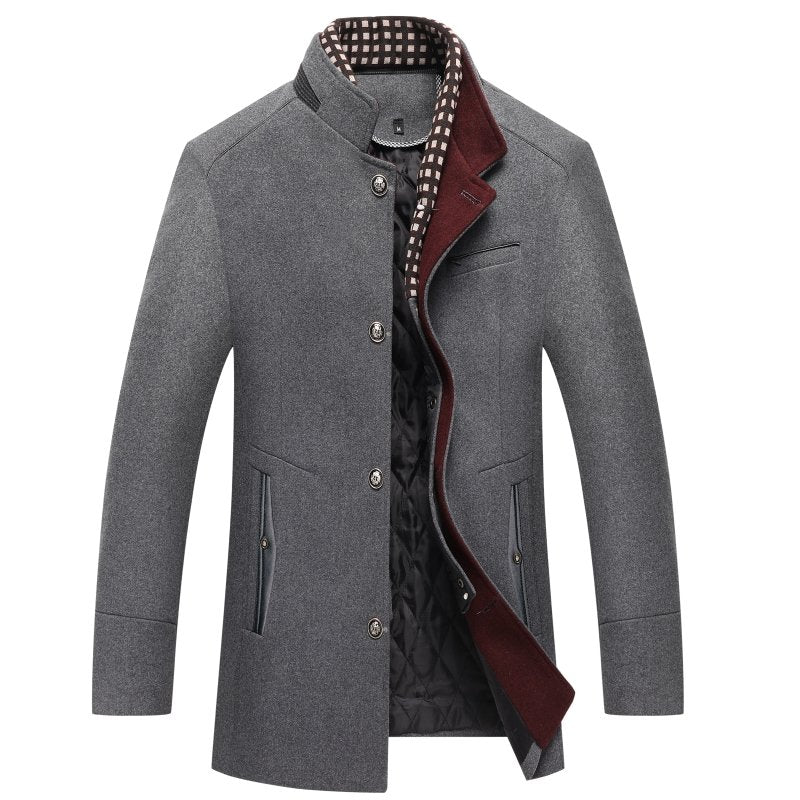 Heren Winter Mantel Klassiek 3