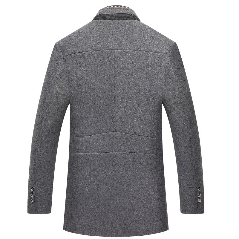 Heren Winter Mantel Klassiek 4