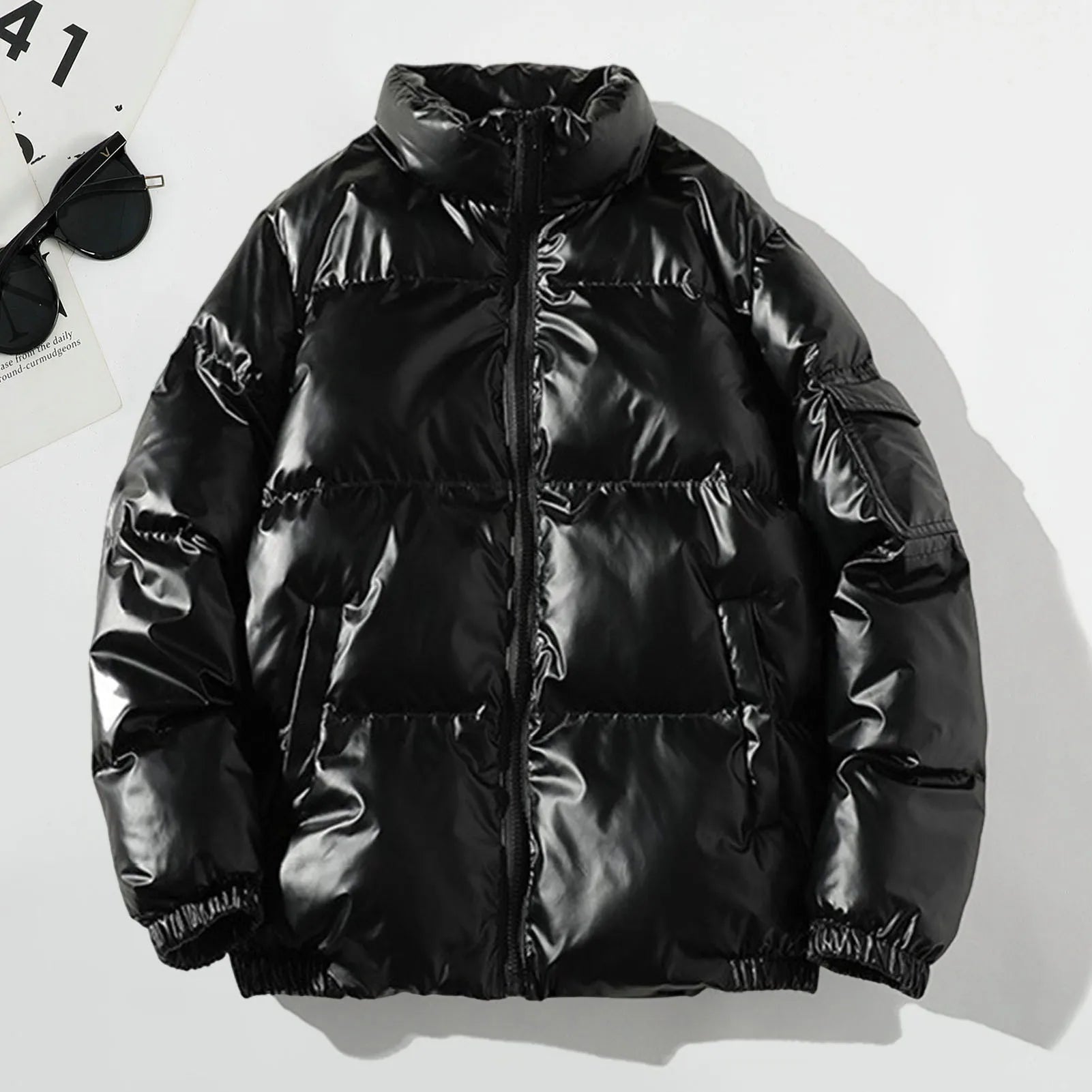 Heren Winterdonsjas Moderne Stijl 3