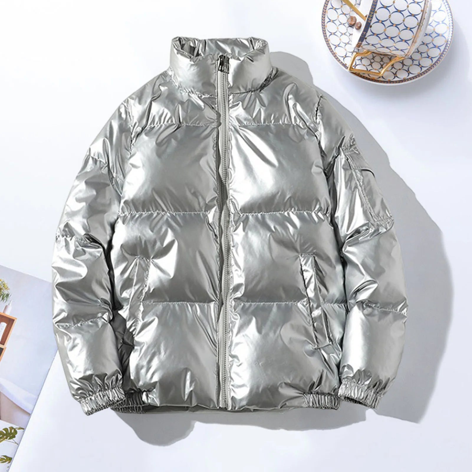 Heren Winterdonsjas Moderne Stijl 5