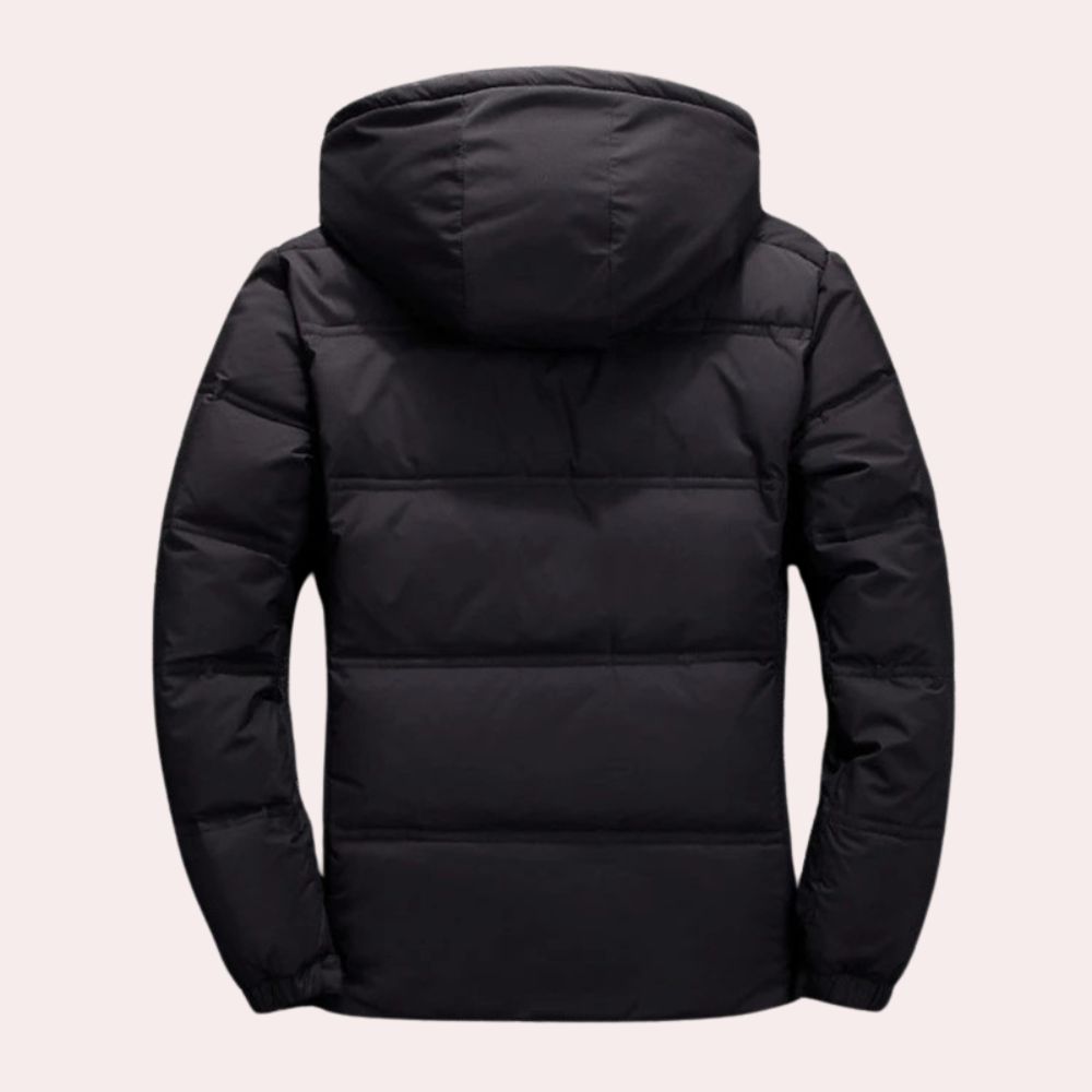 Heren Winterjacke Met Capuchon Casual Moderne Stijl 3