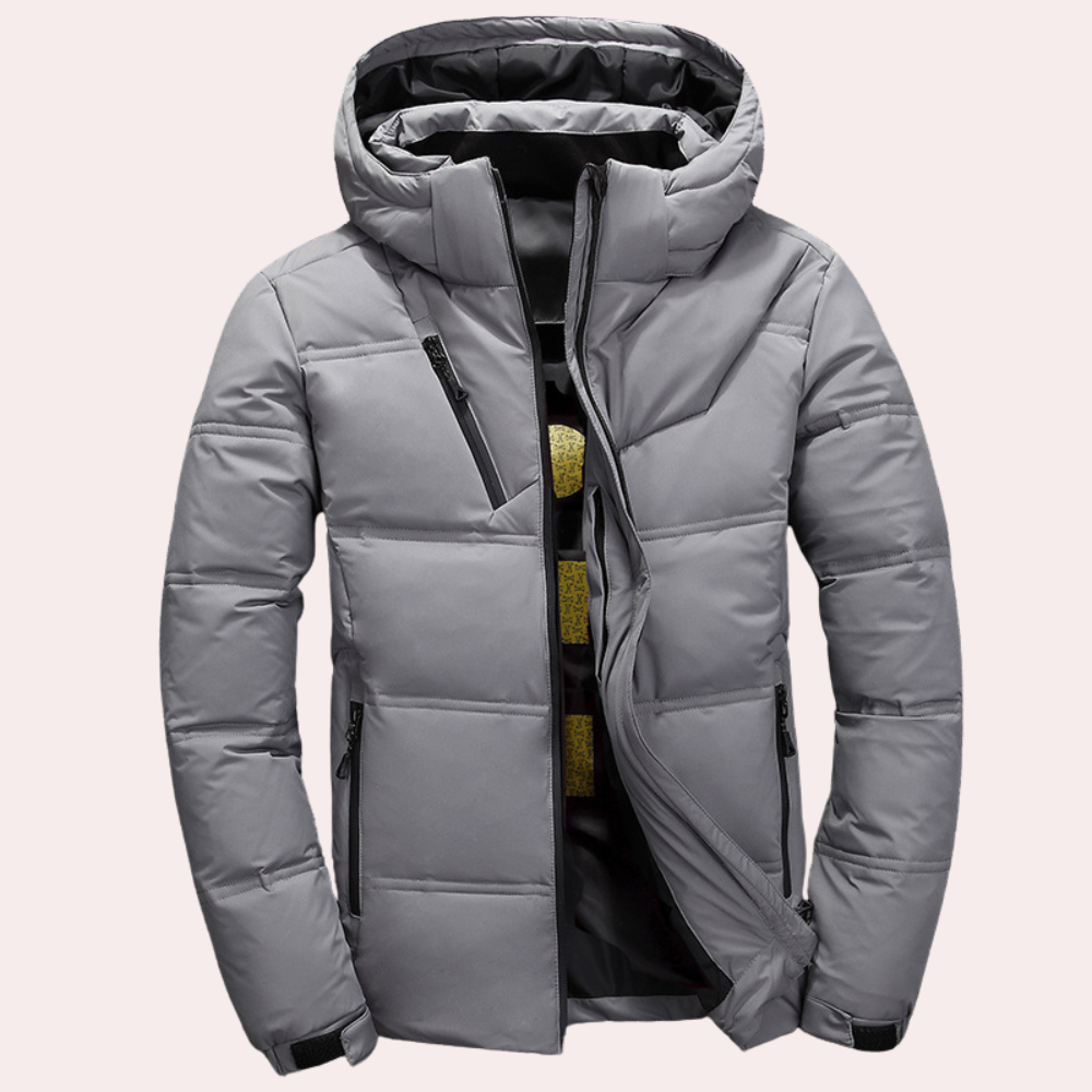 Heren Winterjacke Met Capuchon Casual Moderne Stijl 4