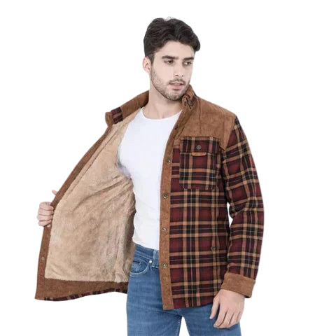 Heren Winterjacke Met Fleece Voering 8