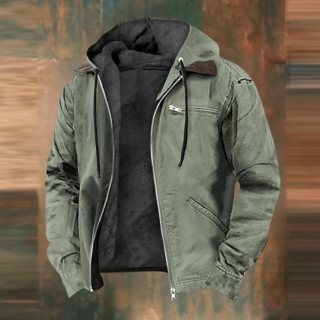 Heren Winterjacke met Capuchon en Moderne Ontwerp 4