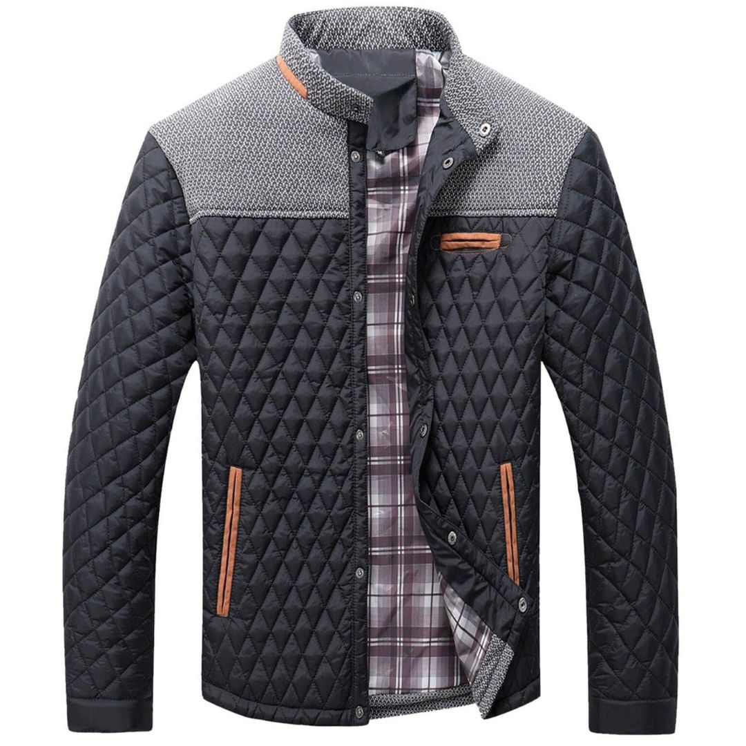 Heren Winterjas Gewatteerd Polyester Urban Stijl 0