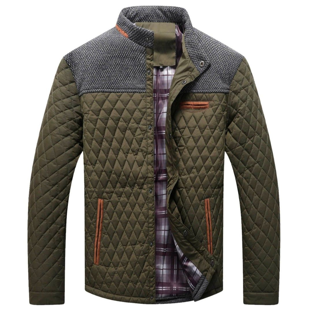 Heren Winterjas Gewatteerd Polyester Urban Stijl 1