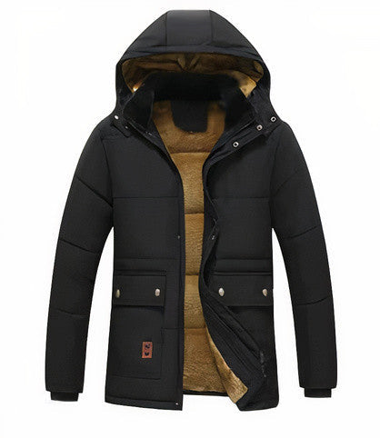 Heren Winterjas Parka Met Afneembare Kapuze Dikke Isolatie 2