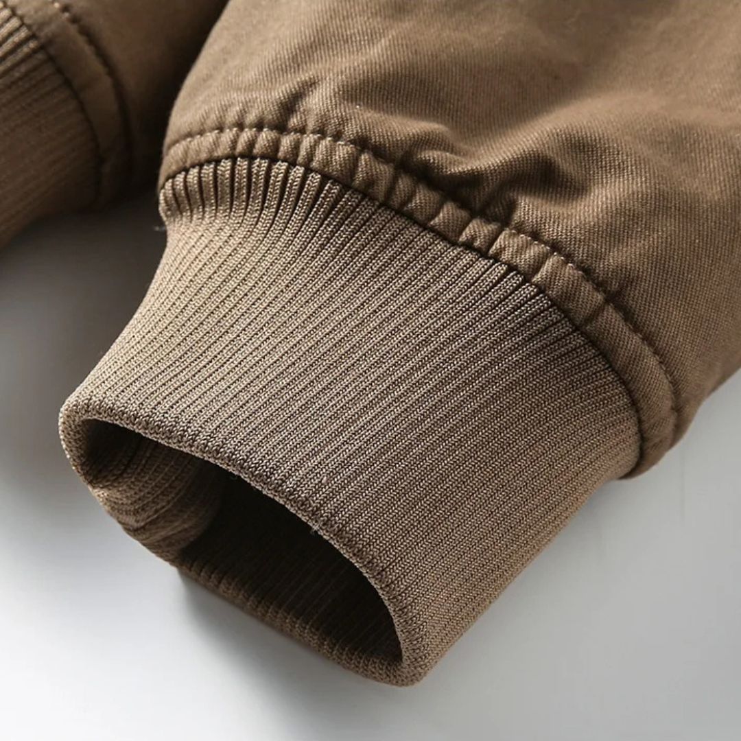 Heren Winterjas Wolvoering Robuuste Stijl Met Rits 5
