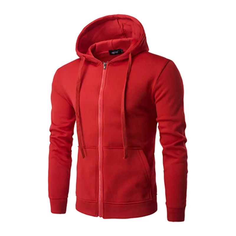 Heren Zip Hoodie Casual 4