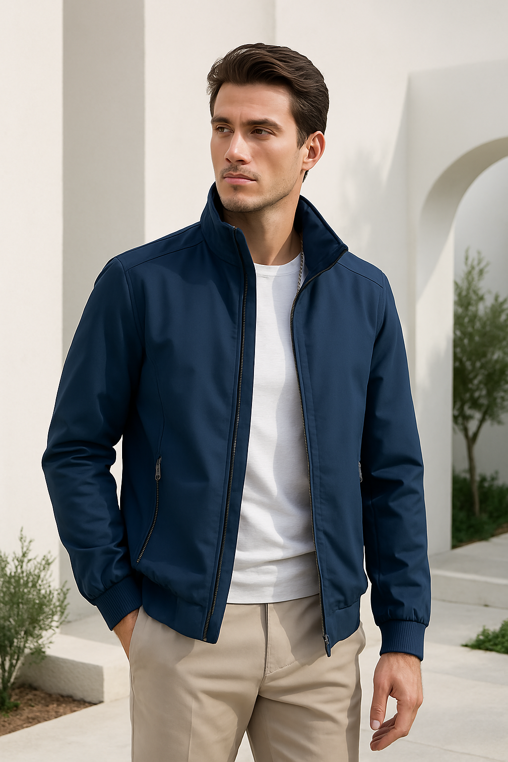 Heren Zomerjas Winddicht Modern Comfortabel 2