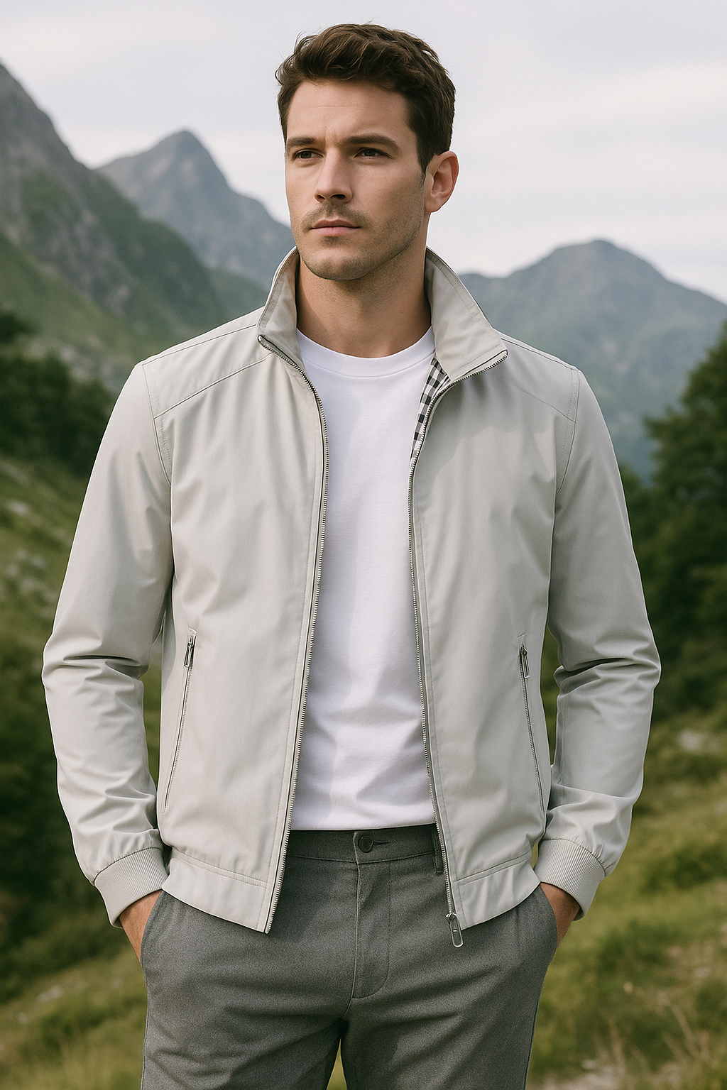 Heren Zomerjas Winddicht Modern Comfortabel 4