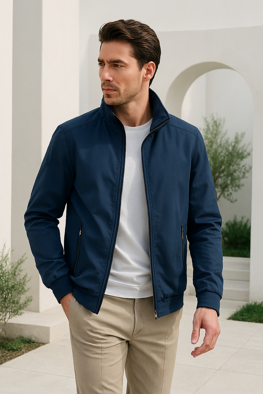 Heren Zomerjas Winddicht Modern Comfortabel 7
