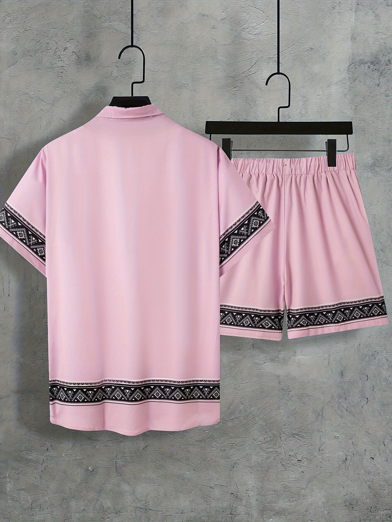 Heren Zomerset Boho Stijl met Korte Mouwen 2