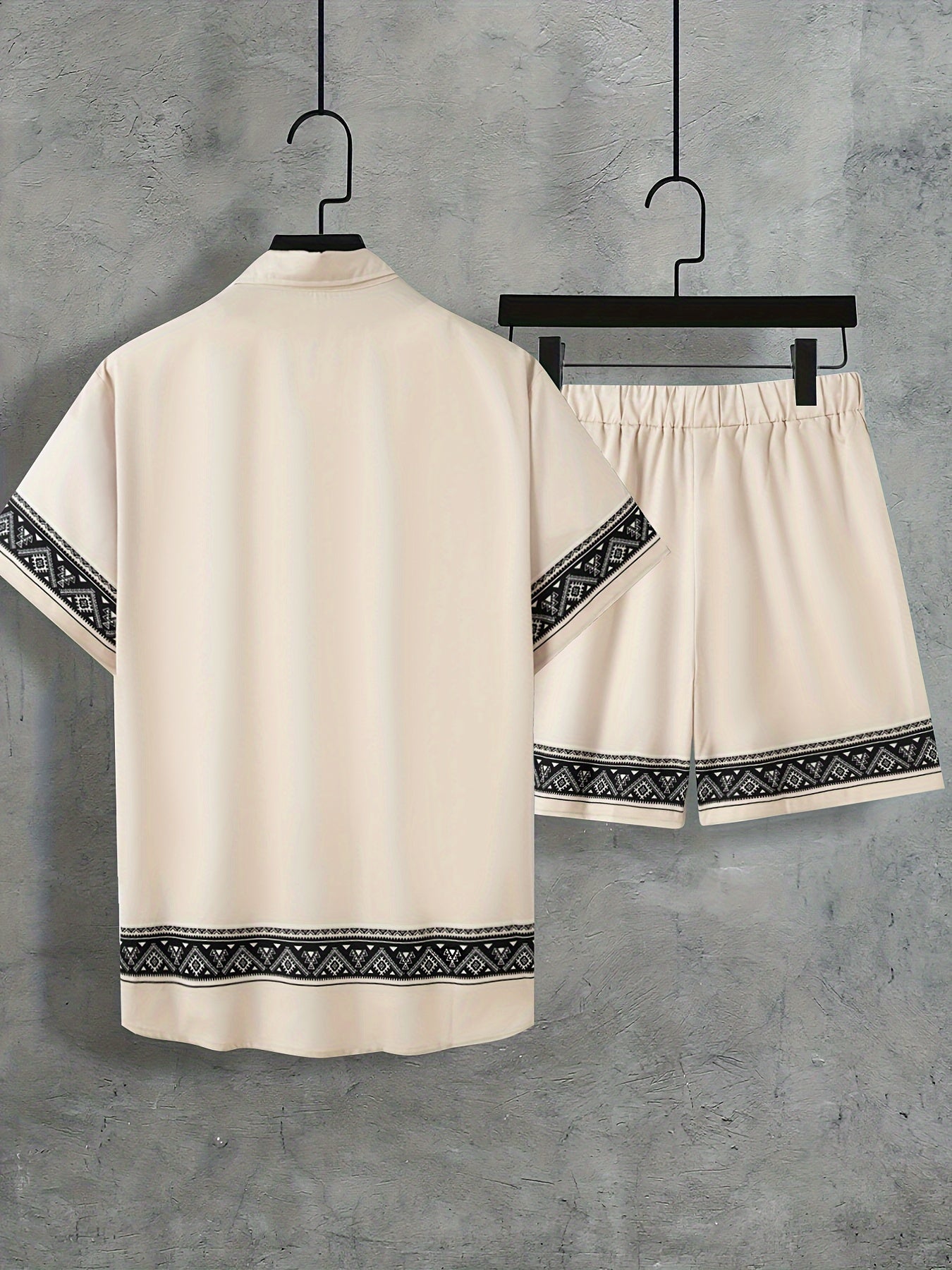 Heren Zomerset Boho Stijl met Korte Mouwen 7