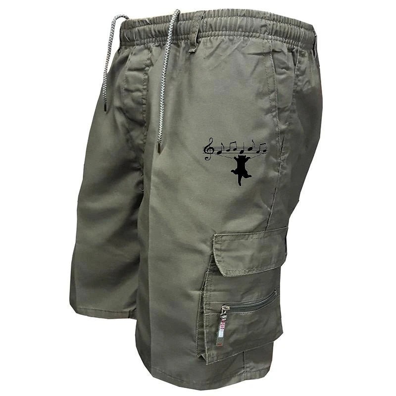 Heren Zomershort met Functionele Utility-Zakken Casual 0