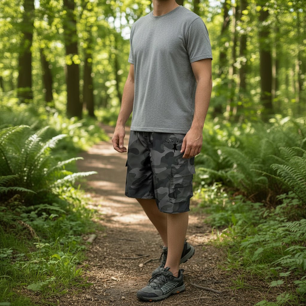 Heren Zomershort met Functionele Utility-Zakken Casual 3
