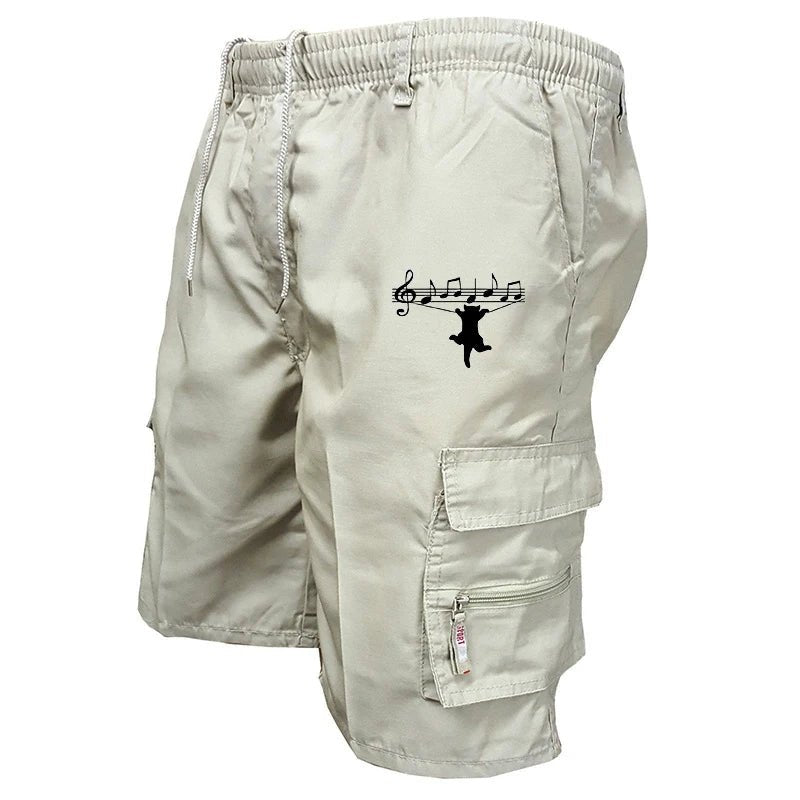 Heren Zomershort met Functionele Utility-Zakken Casual 7