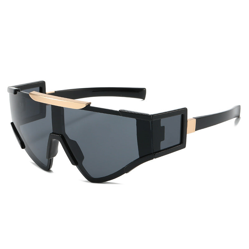 Heren Zonnebril Shield Stijlvol Modern 6