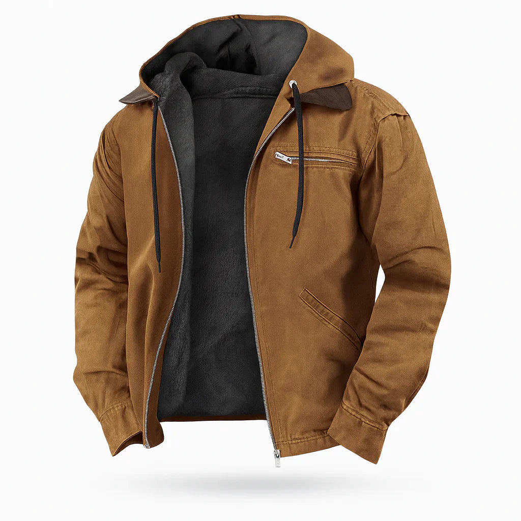 Heren bomberjack voor de winter met een modern design 0