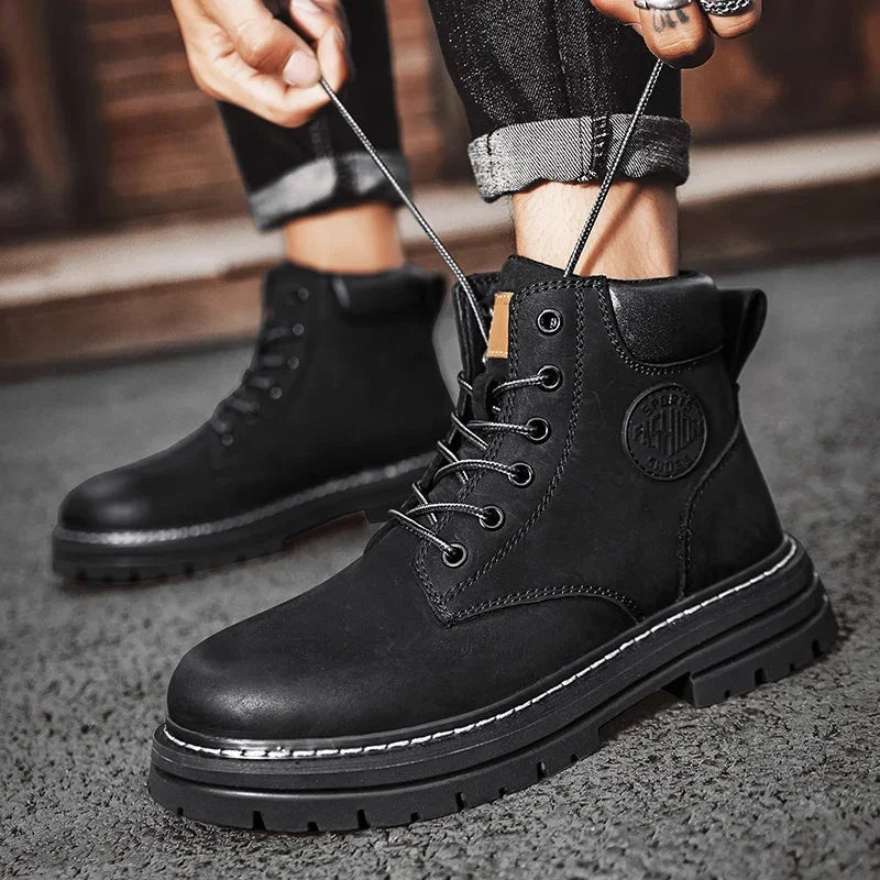 Heren en Dames Boots Hoge Top voor Buitenactiviteiten met Robuuste Zool 4