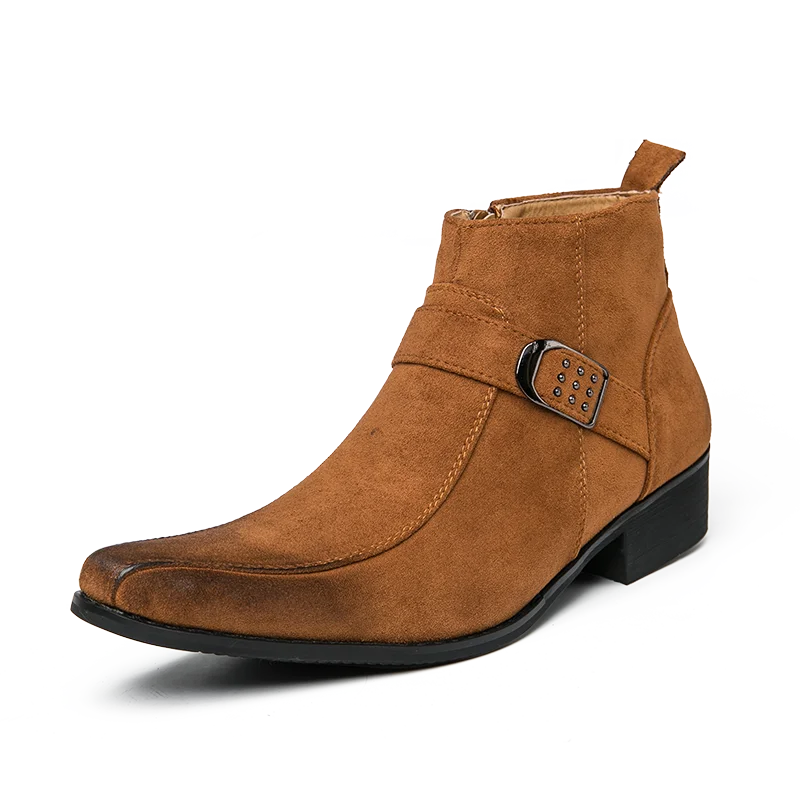Herenlaarzen Klassiek Retro Stijl 2