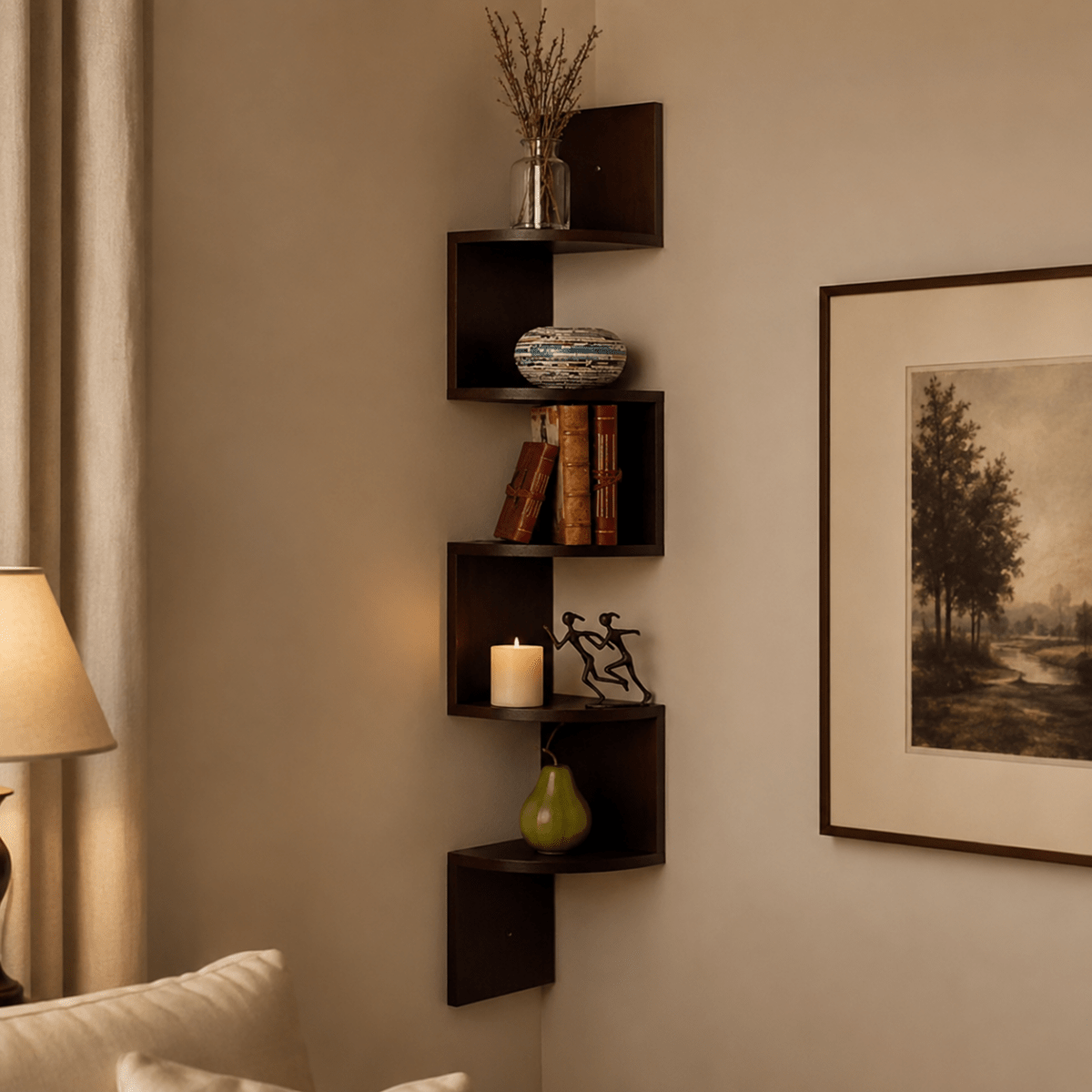 Hoekwandplank Modern Design voor Ruimtebesparende Opslag 3