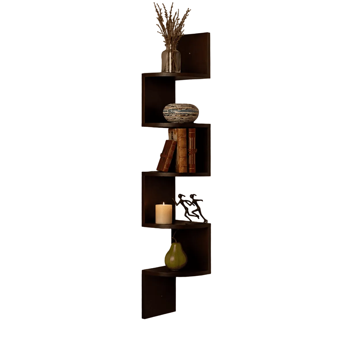 Hoekwandplank Modern Design voor Ruimtebesparende Opslag