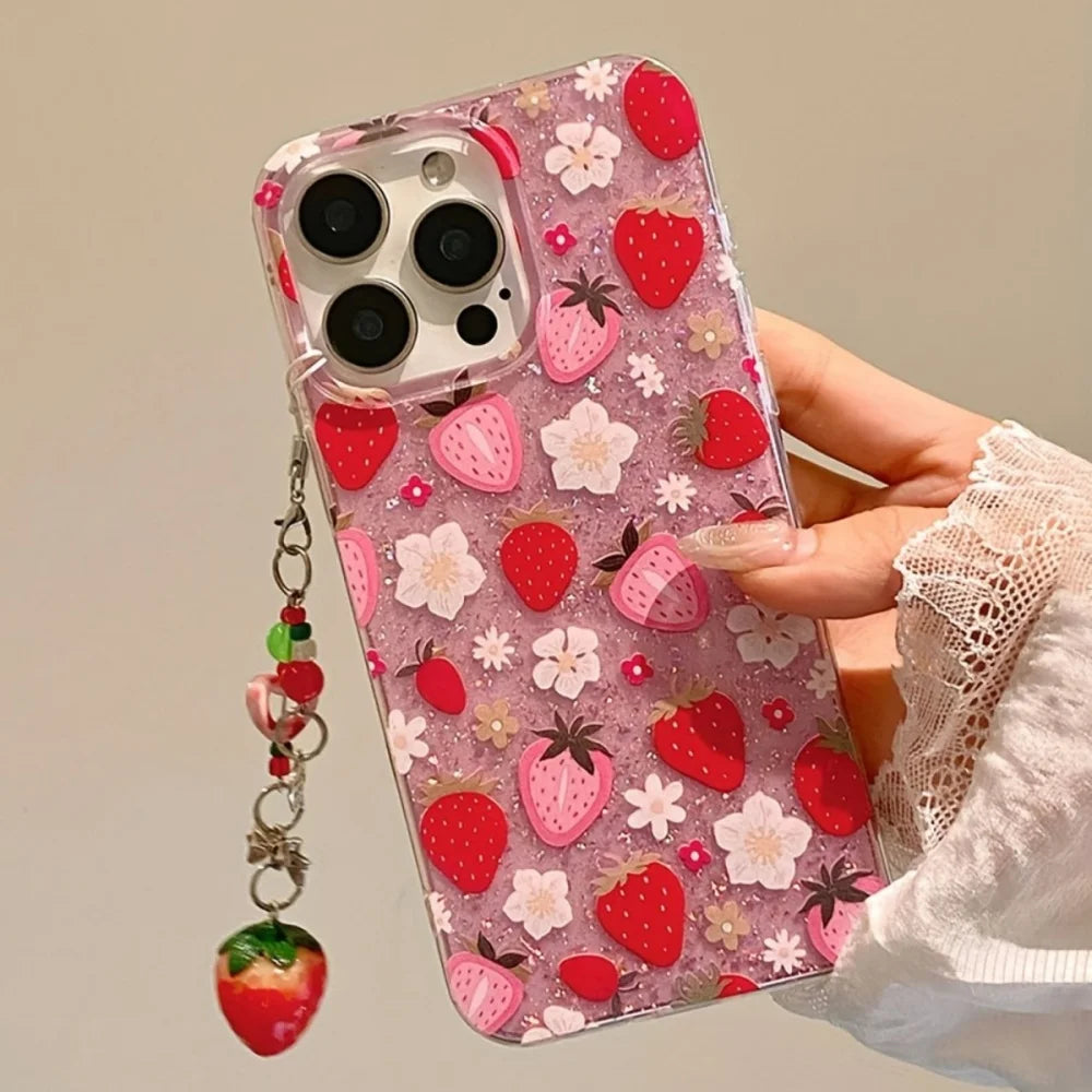 Hoesje iPhone 13 met Bloem Motief voor Dagelijks Gebruik 0