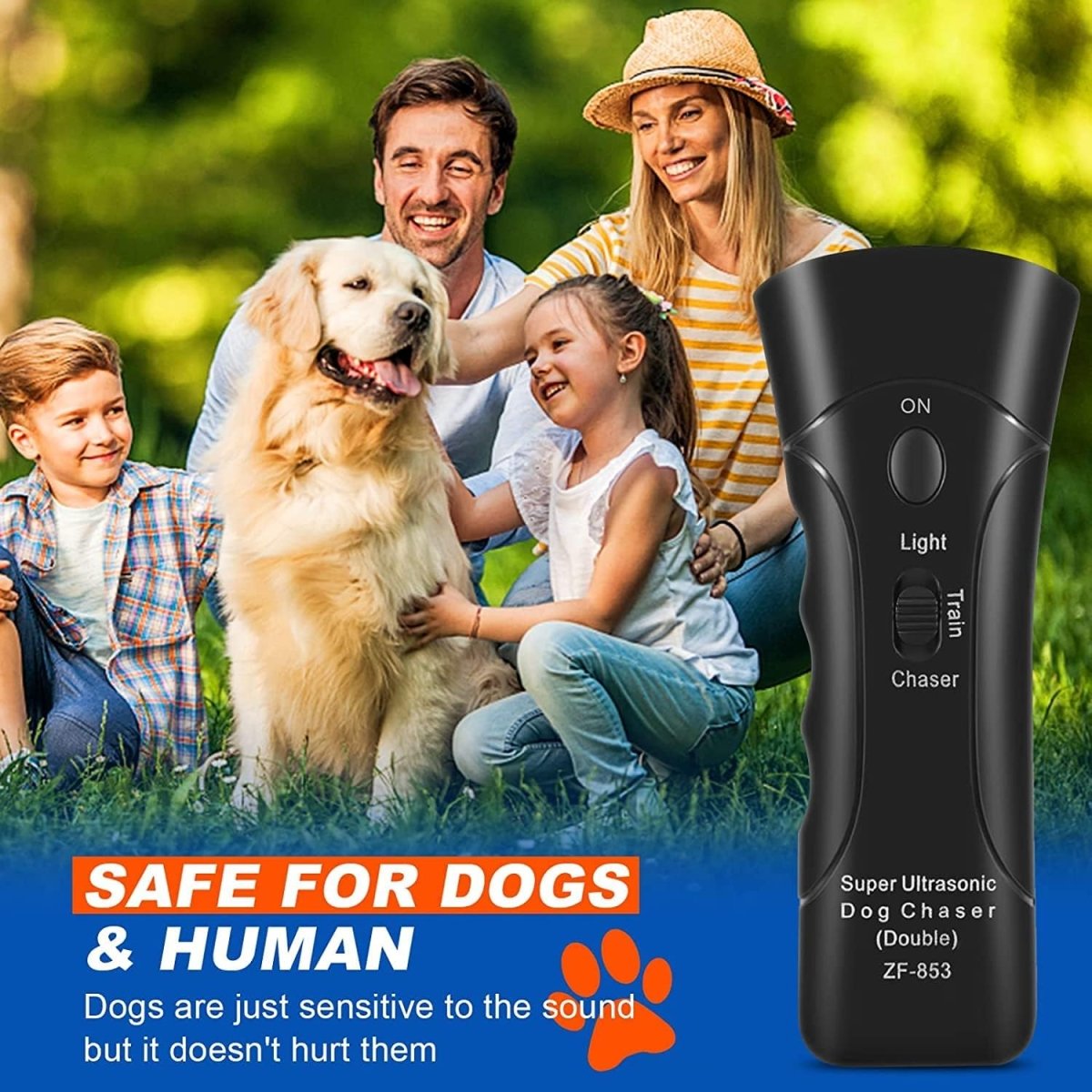 Hond Blafstopper Ultrasoon Draagbaar 3