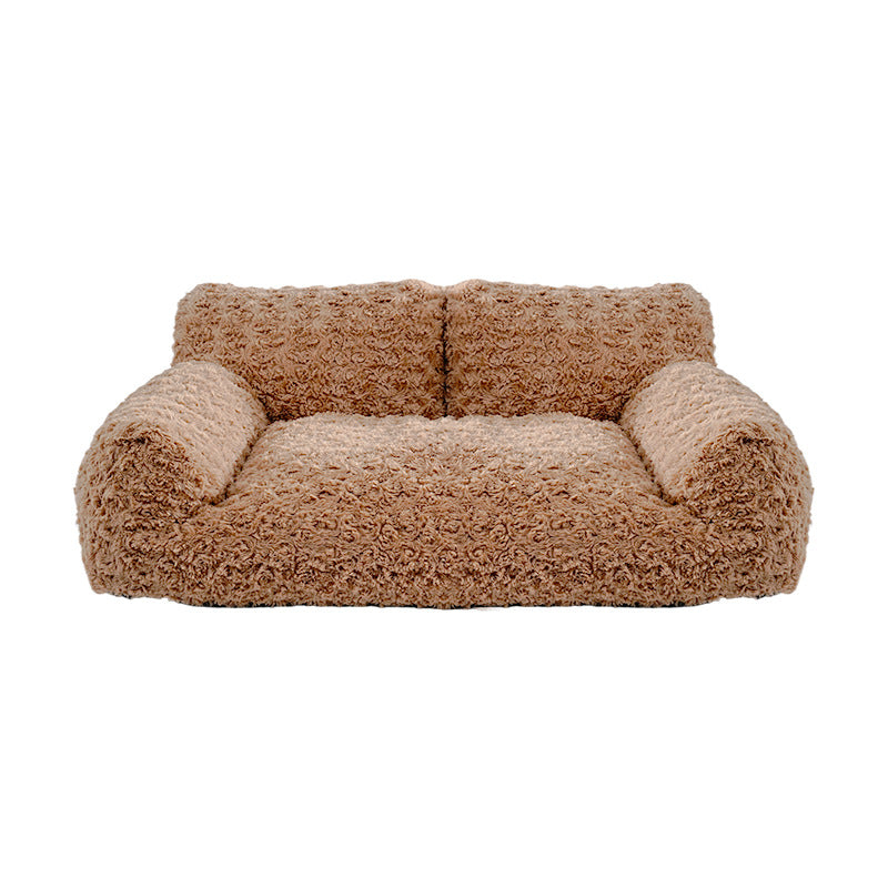 Honden Slaapbank Pluche Comfortabel Ontwerp 0