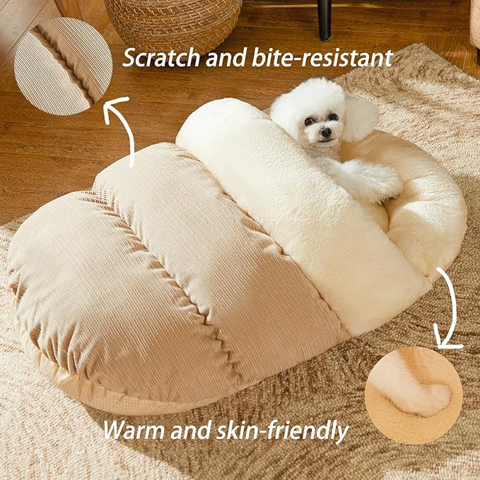 Honden Slaapbank Pluche Comfortabel Ontwerp 3