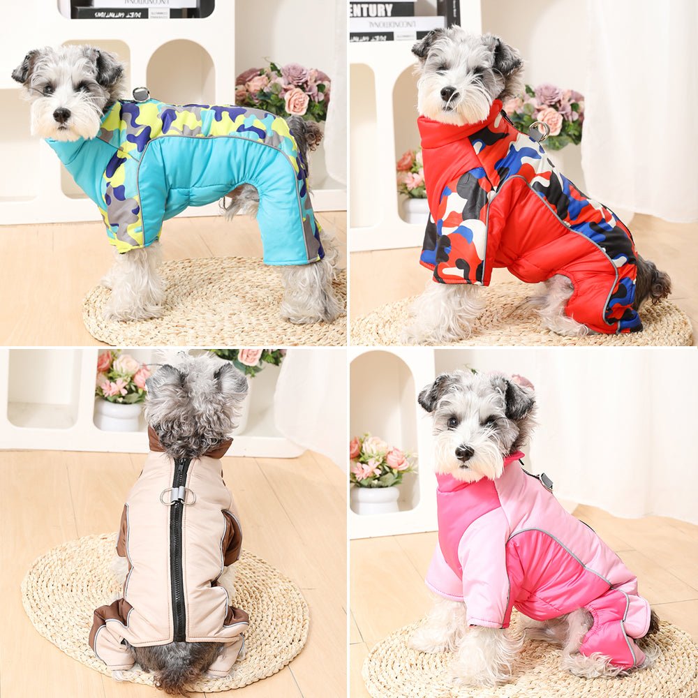 Honden Winterjas Waterdicht met Reflecterende Strepen 3