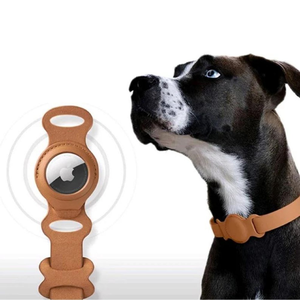 Hondenhalsband met AirTag Bevestiging 6