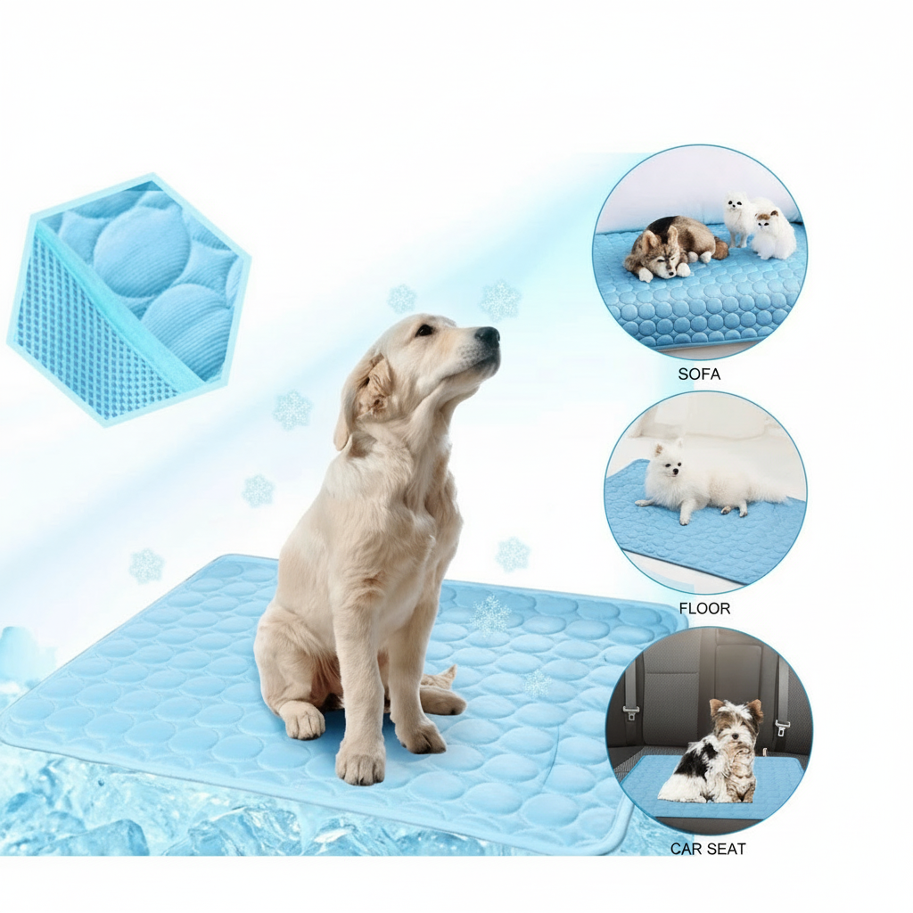 Hondenmat Druk-Geactiveerde Koeling Voor Binnen En Buiten 2