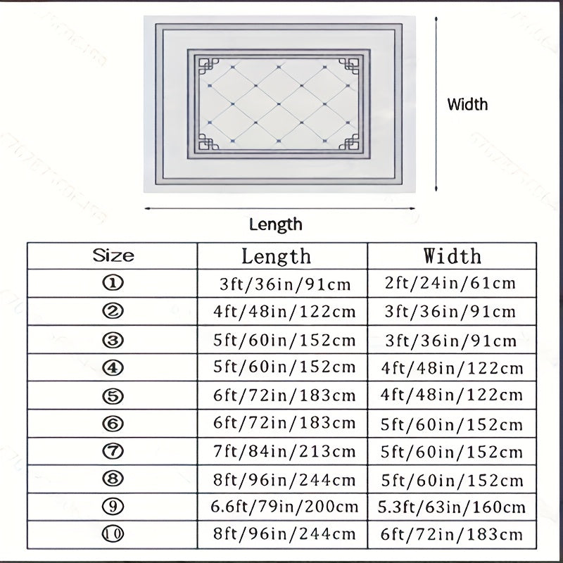 Hoogpolig Vloerkleed 200x300 voor Woonkamer en Slaapkamer Shaggy Stijl 3