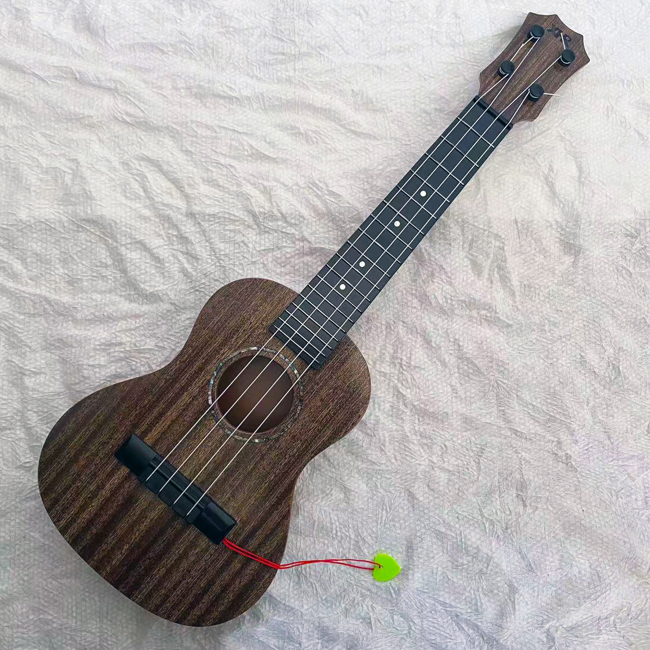 Houten Akoestische Ukelele Compact Voor Beginners en Gevorderden 0