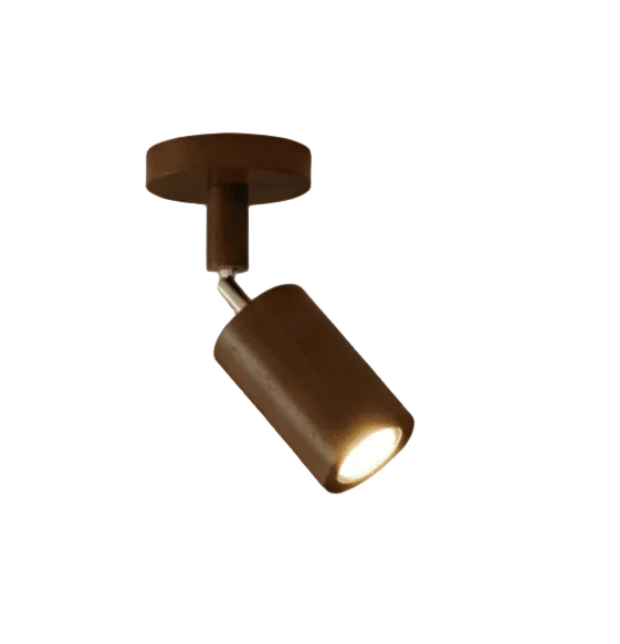 Houten LED Plafondlamp Minimalistisch Verstelbaar 0