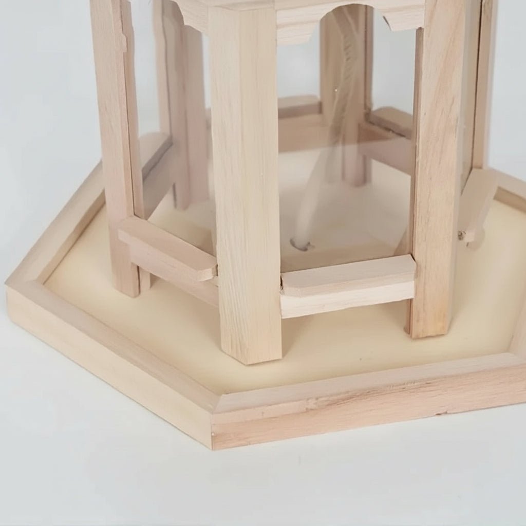 Houten Vogelhuisje met Geïntegreerd Watersysteem 4