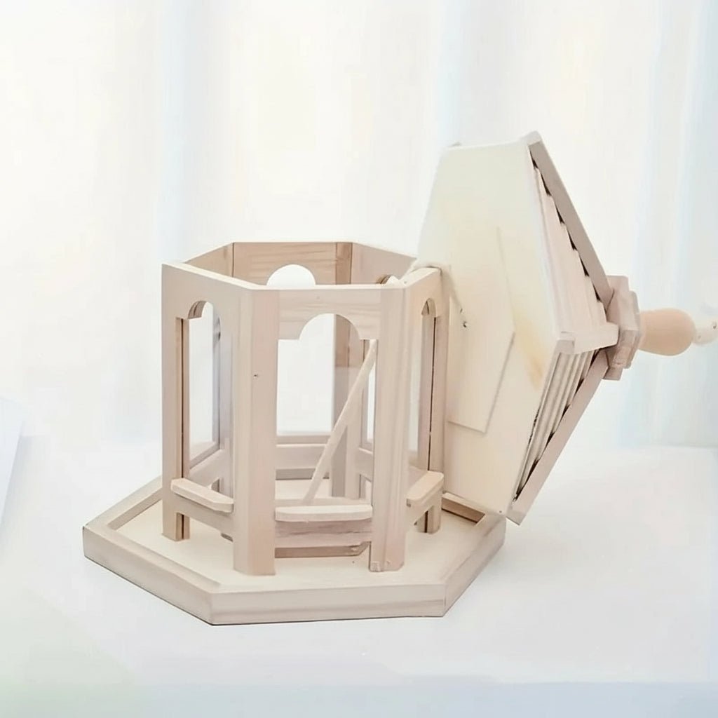 Houten Vogelhuisje met Geïntegreerd Watersysteem 5