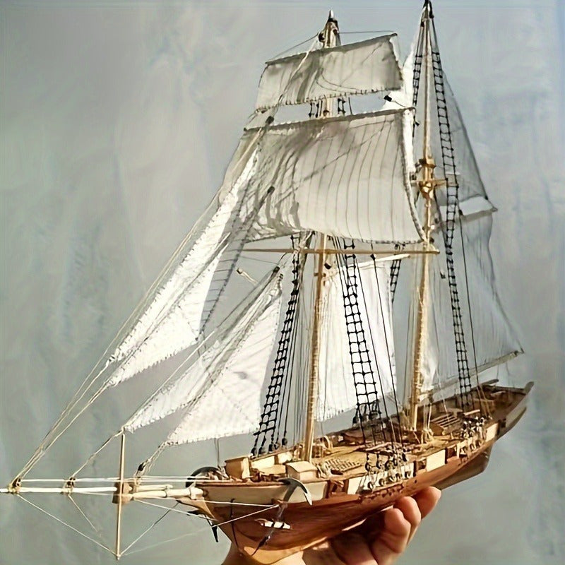 Houten Zeilschip Model Gedetailleerd 1