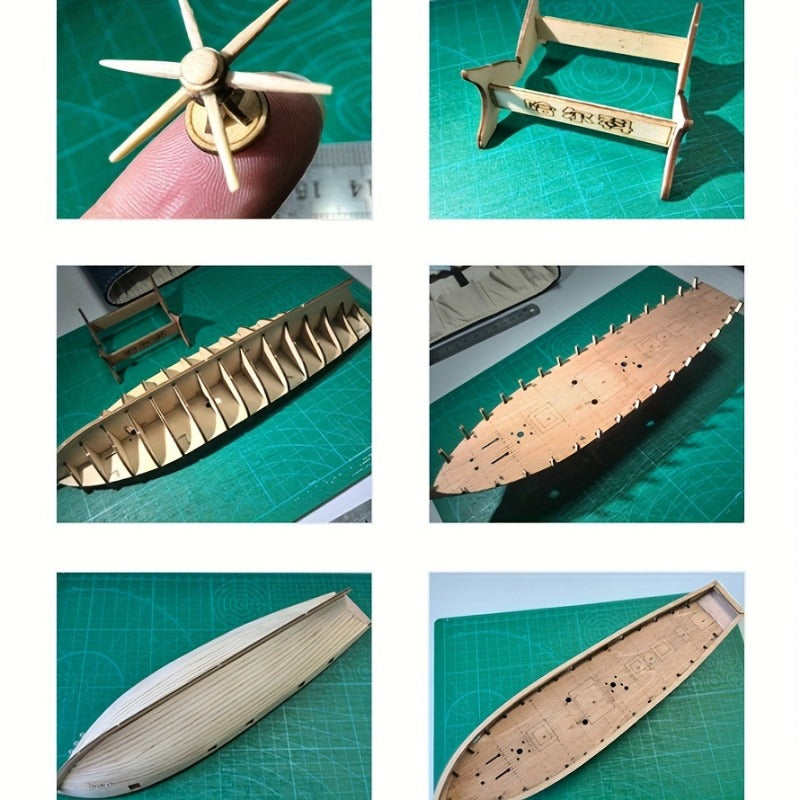 Houten Zeilschip Model Gedetailleerd 4