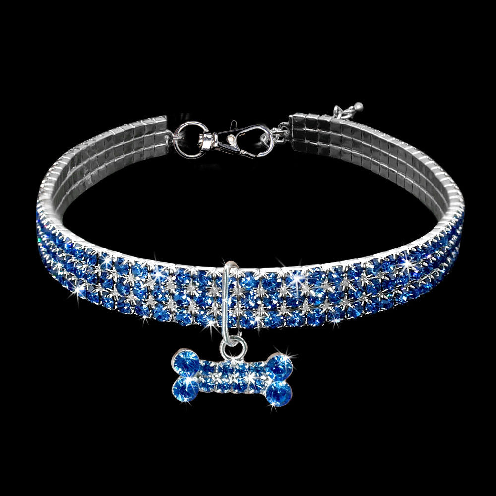 Huisdieren Halsband Met Strass Voor Honden En Katten 2